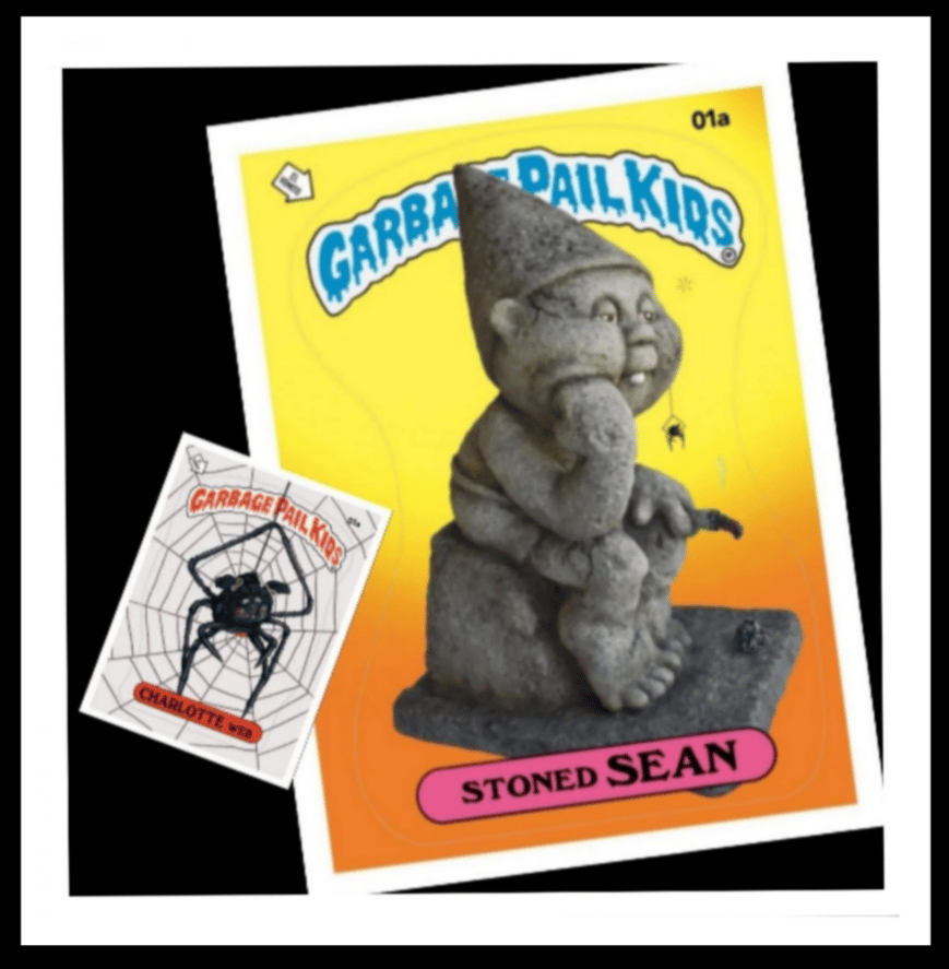 Garbage Pail Kids Stoned Sean and Charlotte Web