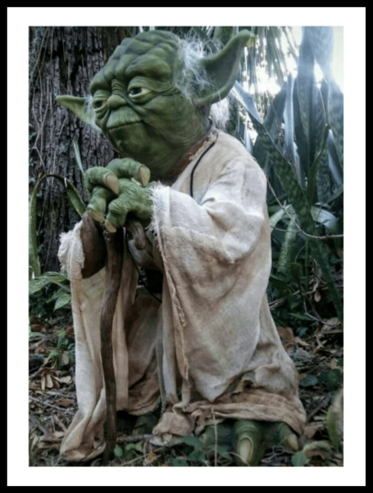 !BLANK! Life-size Master Yoda statue
