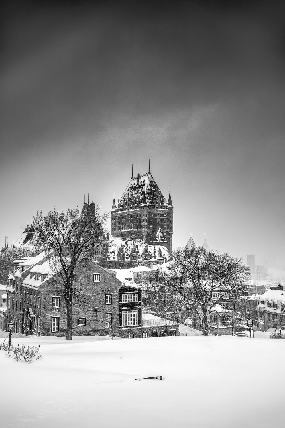 Photomagnet - Un château l'hiver