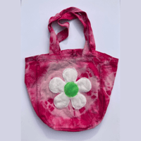 Image 2 of Hausshold Canvas Tote Bag with Flower Applique