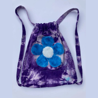 Image 1 of Hausshold Canvas Backpack with Flower Applique