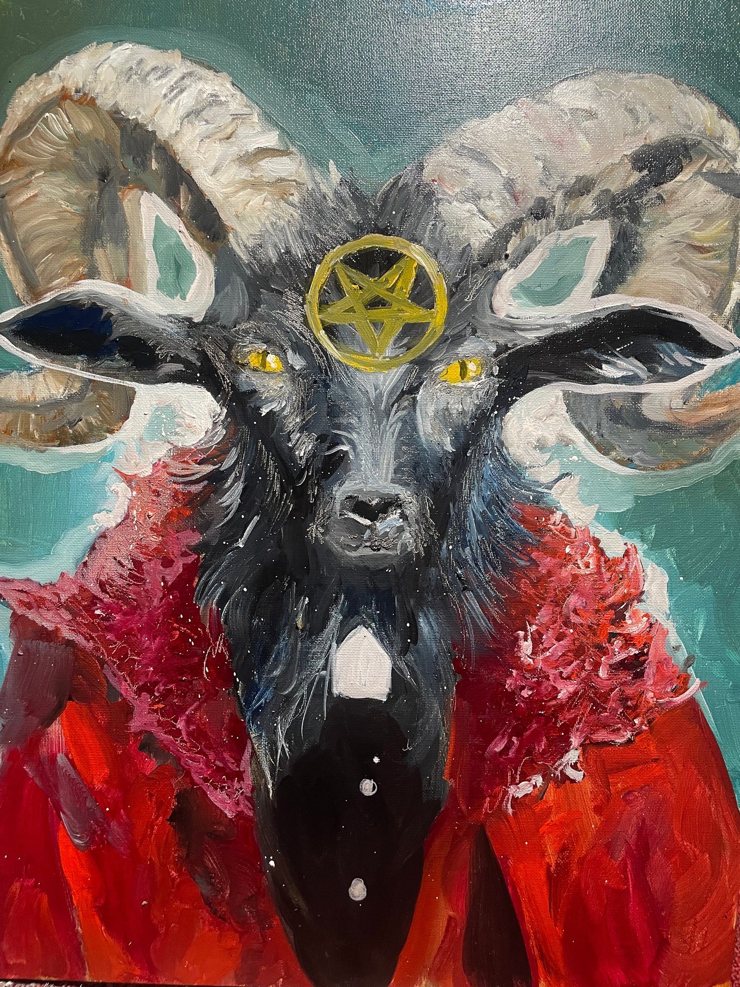 Painting - Black Phillip