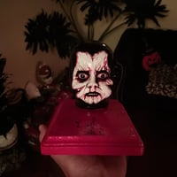 Image 3 of Pazuzu head statue done with blood and acrylic 