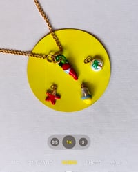 Image 1 of Summer Breeze  Mutliple Charms Necklace 
