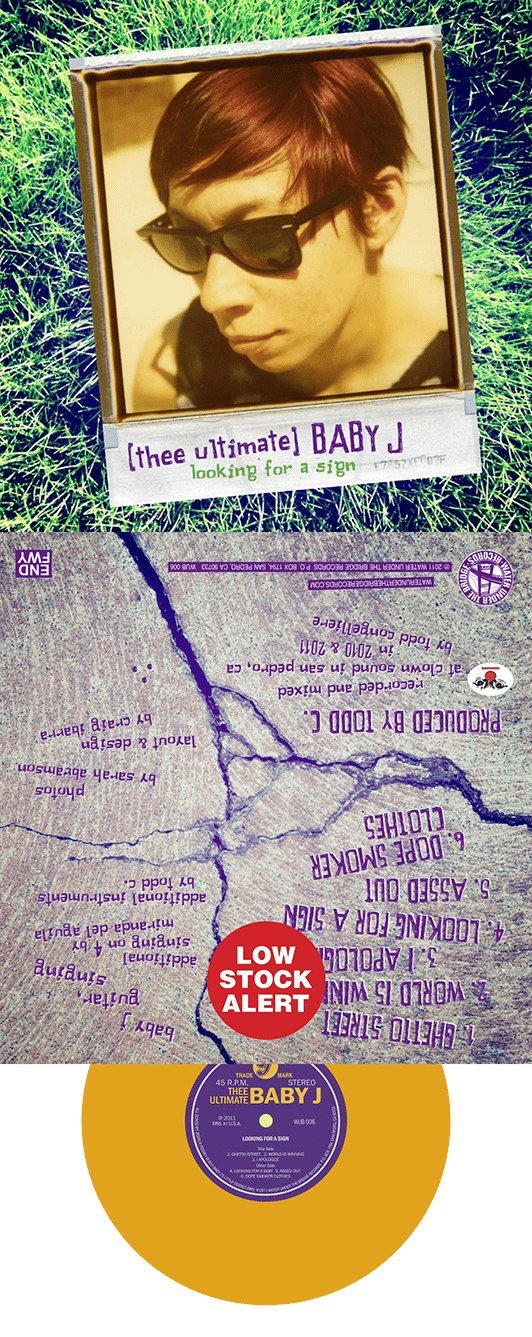 (thee ultimate) BABY J - Looking for a Sign → 7" ep