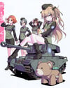 Shunya Yamashita's "Girls & Panzer" Illustration