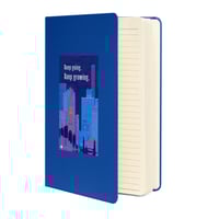 Image 2 of Rise Above Hardcover Journal (Blue, Gray, White)