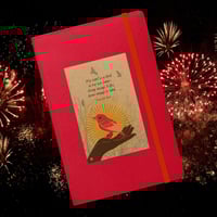 Image 1 of Brave Enough Hardcover Journal (Black, Navy, Red)
