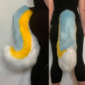 Image of Custom Color Canine Wolf Dog Tail