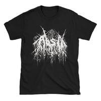 Image 2 of ABSU - DISENGAGE THY PASSAGE - 1992 (FRONT & BACK PRINT) WHITE (BLACK, DARK HEATHER)