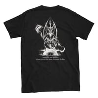 Image 3 of ABSU - DISENGAGE THY PASSAGE - 1992 (FRONT & BACK PRINT) WHITE (BLACK, DARK HEATHER)