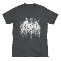 Image 4 of ABSU - DISENGAGE THY PASSAGE - 1992 (FRONT & BACK PRINT) WHITE (BLACK, DARK HEATHER)