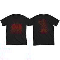 Image 1 of ABSU - DISENGAGE THY PASSAGE - 1992 (FRONT & BACK PRINT) RED (BLACK)