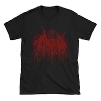 Image 2 of ABSU - DISENGAGE THY PASSAGE - 1992 (FRONT & BACK PRINT) RED (BLACK)