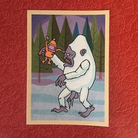 Ab-dong-inable Snowman print