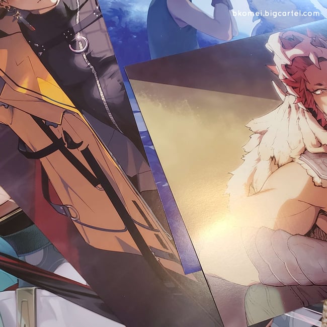 MHA Kirishima Dragon King - 8.5x11" Art Print