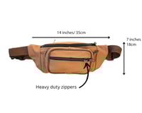 Image 4 of Genuine leather Waist Hip Bag 