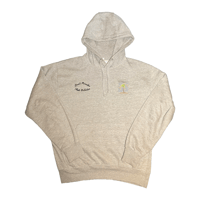 Image 1 of (1of2) Palm Tree Cursive Logo Hoodie (Heather Gray)