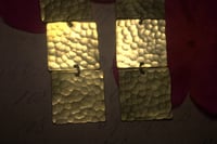 Image 2 of Rectangle Textured Earrings