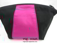 Image 2 of Color Block Cosmetic Bag