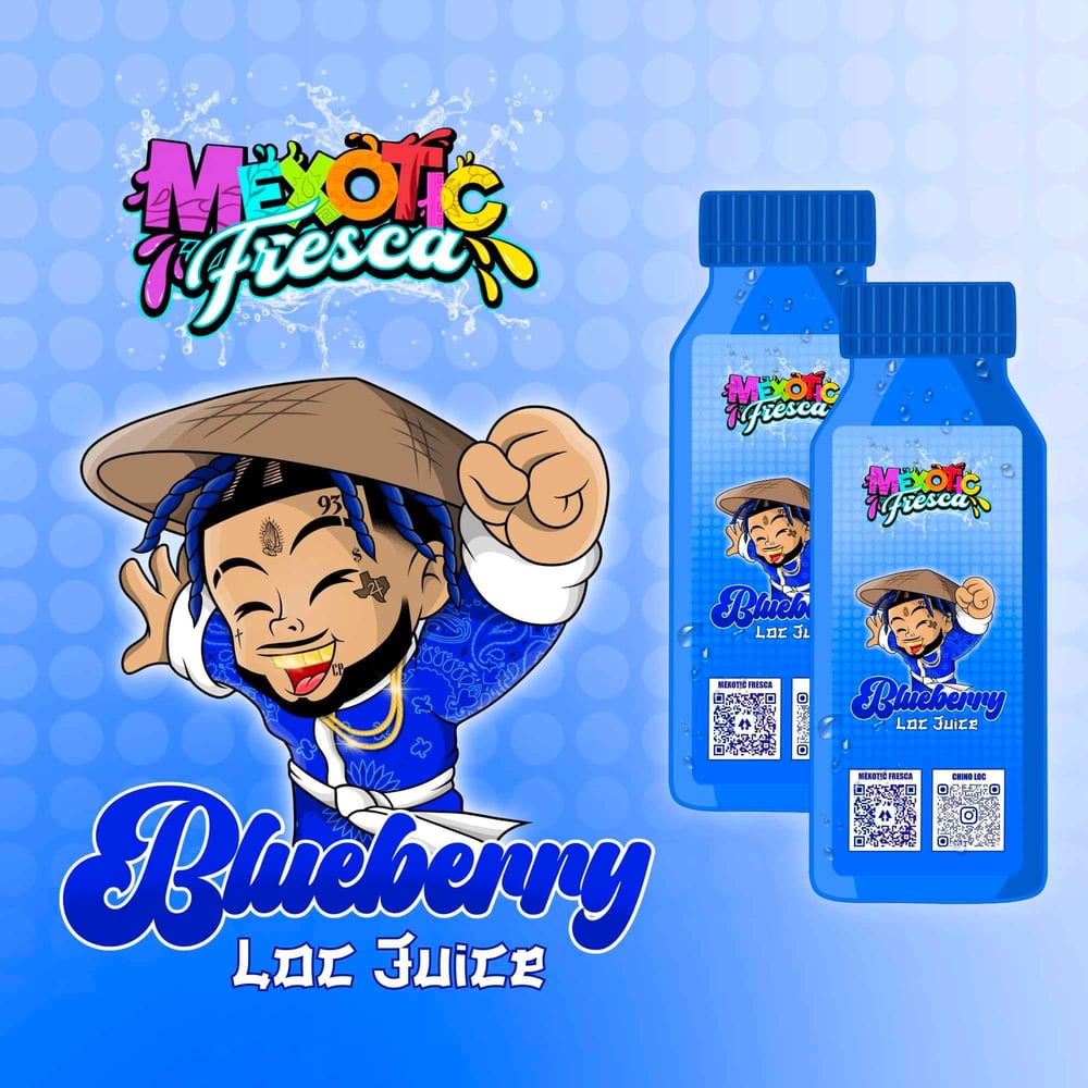 Chino Loc Blue berry juice 24 case