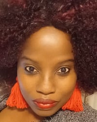 Image 2 of Coral Red Tassel Earrings | Lady Temitope Signature Collection