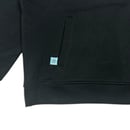 Image 4 of Worthy Script Hoodie Black