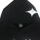 Image 3 of Worthy Script Hoodie Black