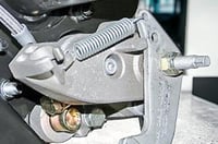 Image 3 of E-Brake cable bracket- Rear Caliper Driver side - Textron, Bad Boy Buggies Recoil  