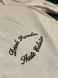 Image 3 of Palm Tree Cursive Logo Shorts (White)