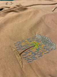 Image 2 of Palm Tree Cursive Logo Shorts (Sand)