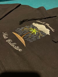 Image 3 of (1of1) Palm Tree Cursive Logo Hoodie (Black)