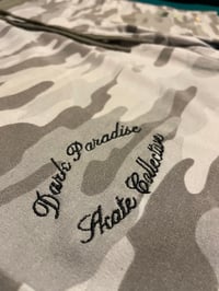 Image 4 of (1of1) Palm Tree Cursive Logo Shorts (Winter Camo)