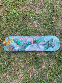 Image 4 of Dark Paradise "What-a-Trip" Skate Deck Set 8.5"