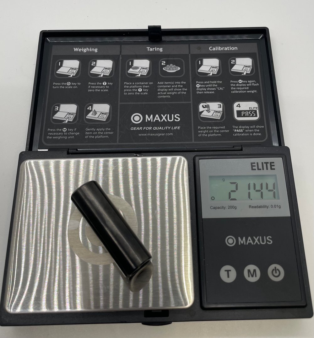 Dlc wrist pin for 72mm piston 