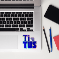 Image 4 of Titus Studio Est. 2023 Holographic Stickers