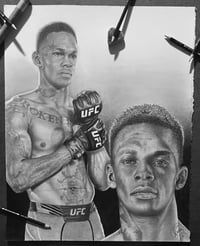 Image 1 of Izzy (Israel Adesanya) - Original Artwork