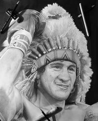 Image 1 of The Invincible Eagle - Salvador Sanchez - Original Artwork