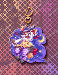 Image 2 of Phox Witch - Acrylic Charm
