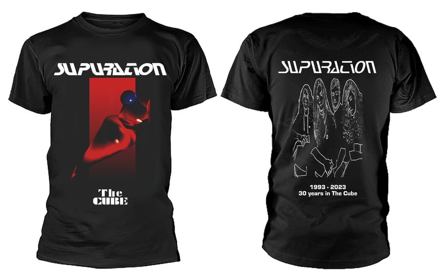 Image of T shirt SUPURATION "THE CUBE" recto/verso
