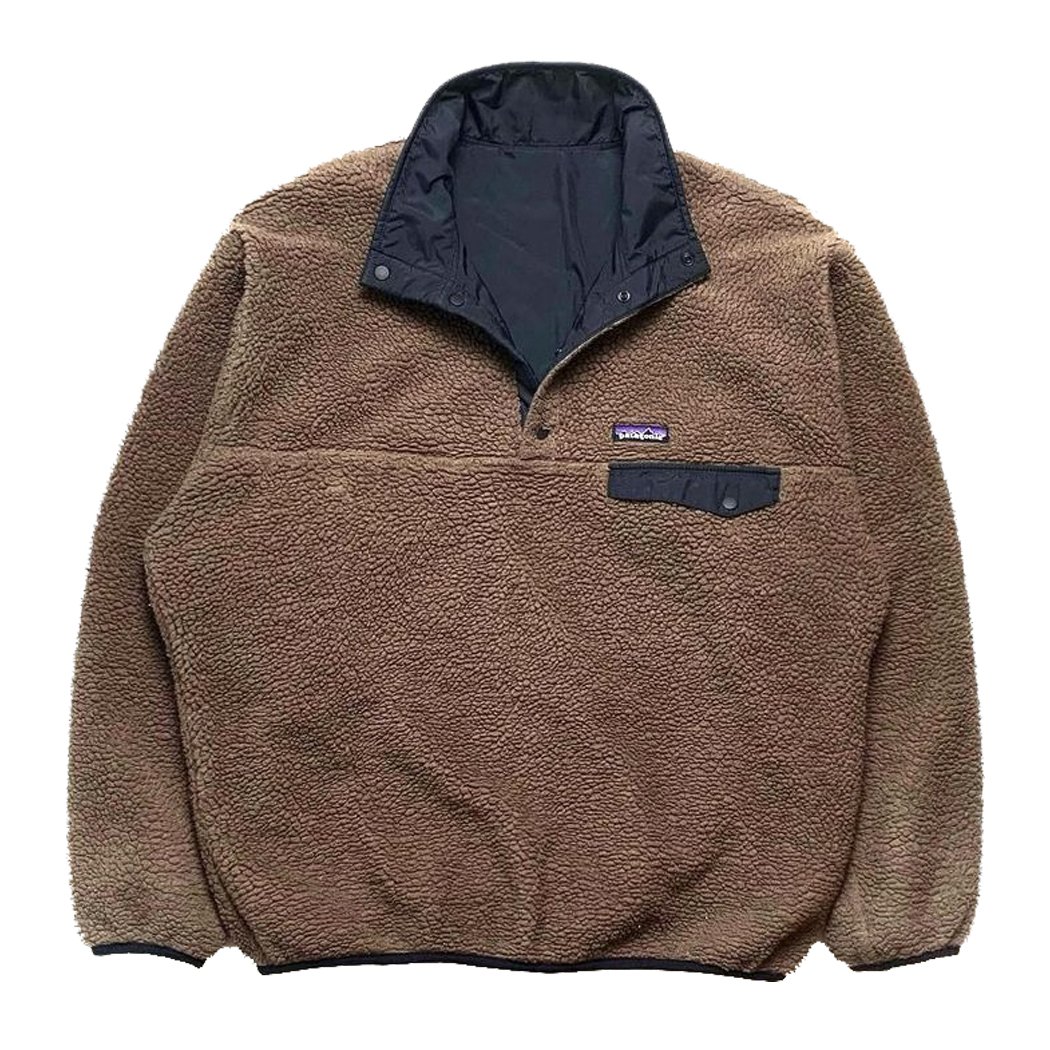 Vintage Patagonia Glissade Reversible Pullover - Brown | WAY OUT CACHE