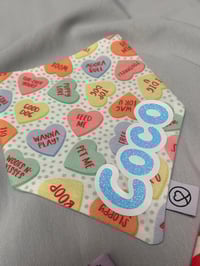 Image 2 of Personalised Valentine’s Bandanas