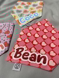 Image 4 of Personalised Valentine’s Bandanas