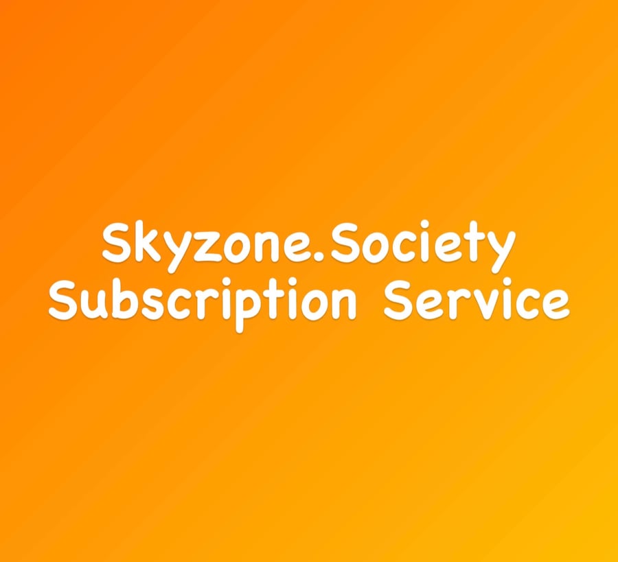 Image of Skyzone.Society Subscription Service