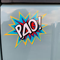 Image 1 of PAO! Stickers designed by Inkymole, WHAM BAM PAO!