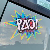 Image 2 of PAO! Stickers designed by Inkymole, WHAM BAM PAO!