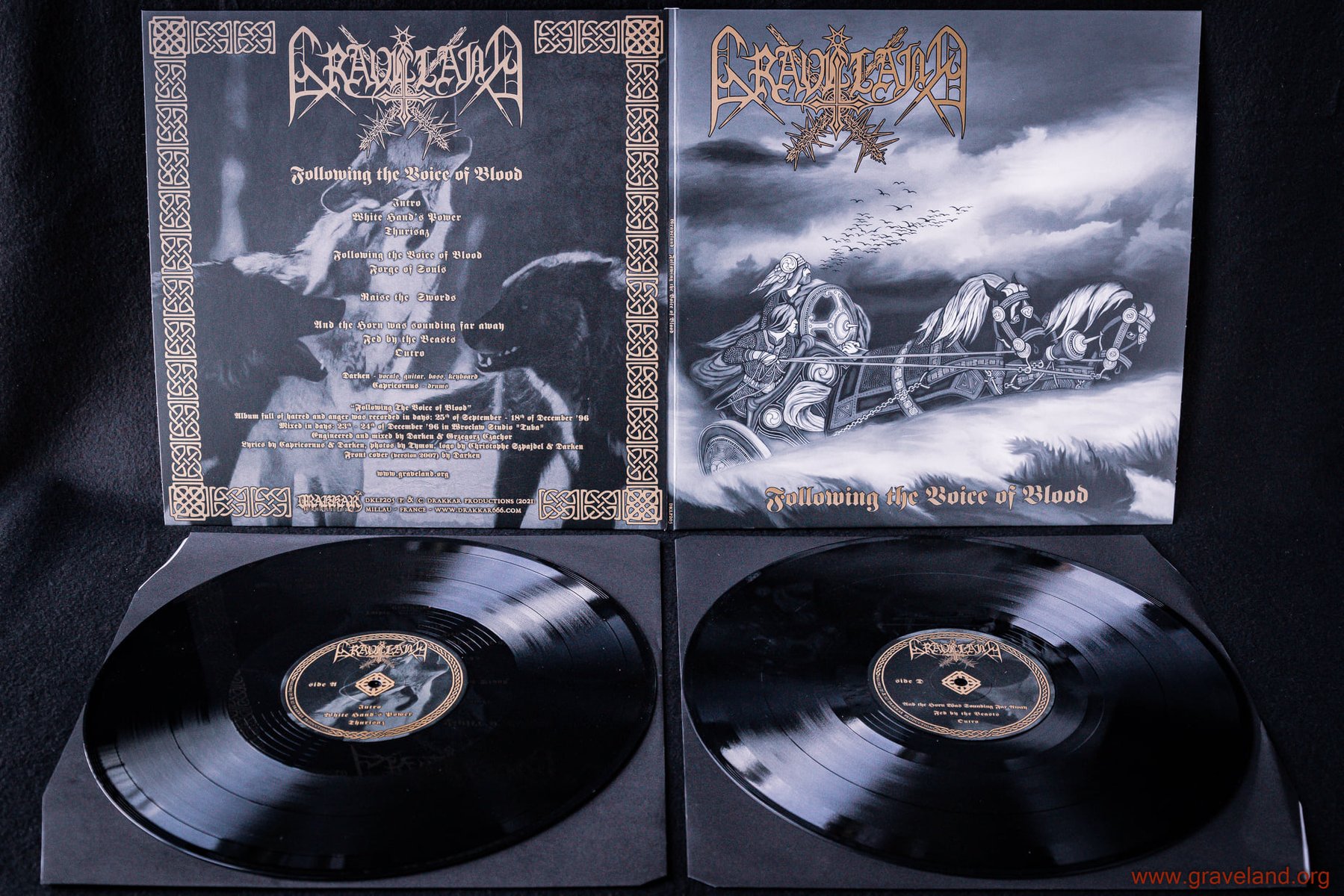 Graveland - Following the Voice of Blood - Gatefold LP | Graveland Distro