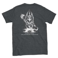 Image 5 of ABSU - DISENGAGE THY PASSAGE - 1992 (FRONT & BACK PRINT) WHITE (BLACK, DARK HEATHER)