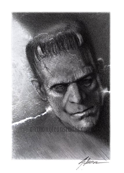 Image of Frankenstein original art