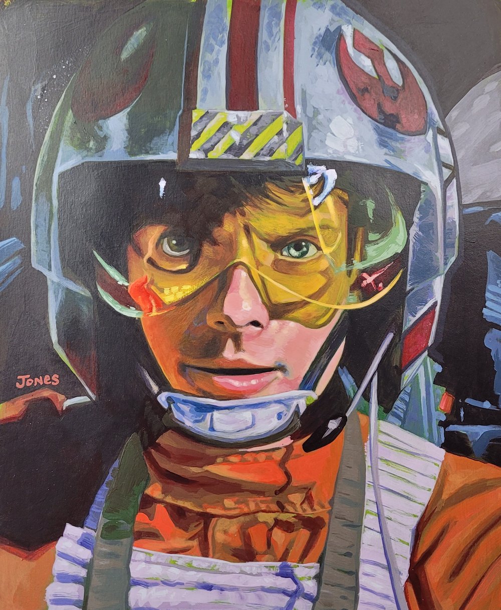'Luke: Star Wars' Portrait Painting 